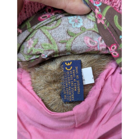 Boyds Bears Jasmine Flutterlee Plush Bear 2009 Retired Pink Bow Sweater No Tag - Picture 7 of 8